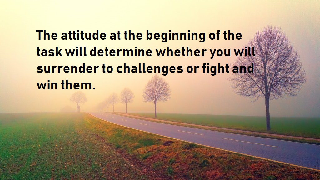 attitude quotes for facing challenges
