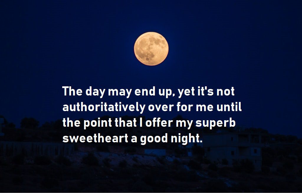good night quotes for sweetheart