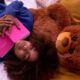 sleep with teddy bear