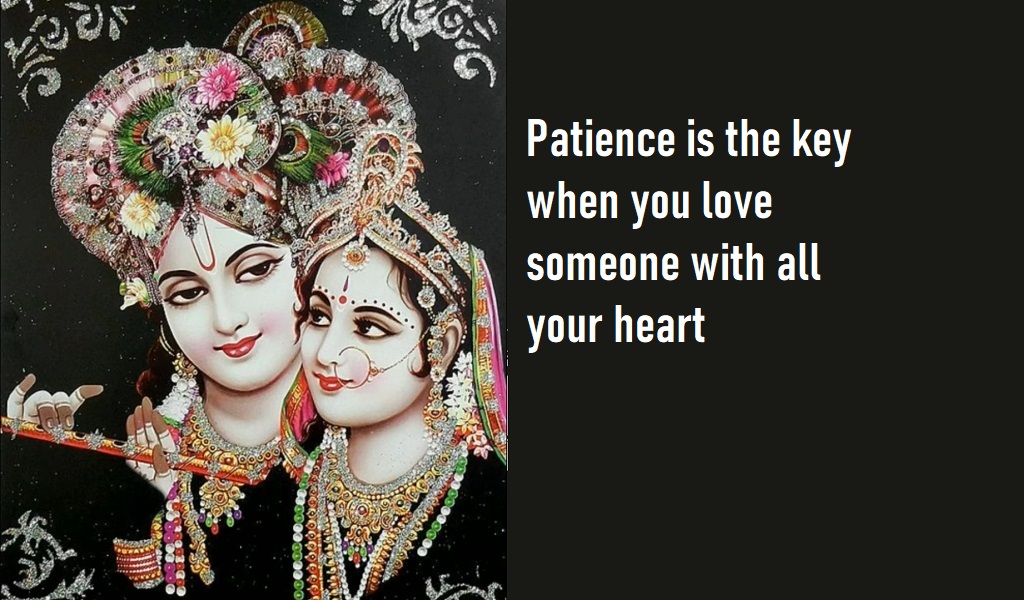 true love radha krishna status