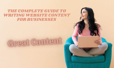 writing website content