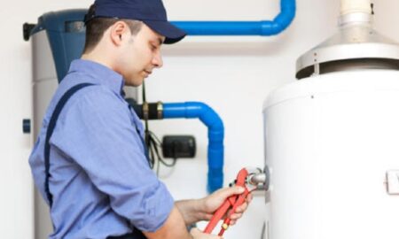 your water heater leaking