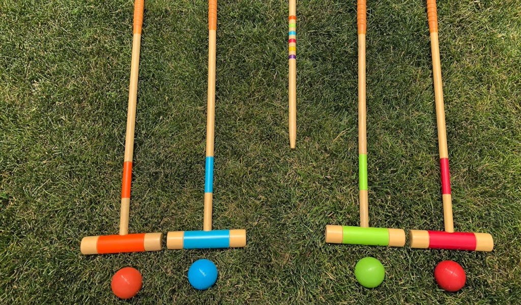 a croquet set