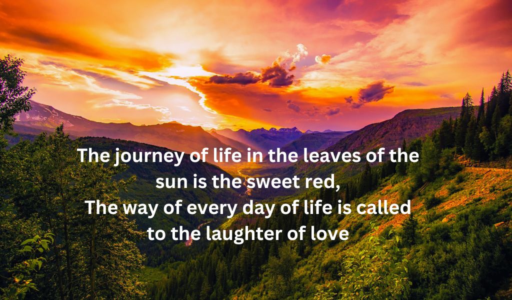 sunset shayari for life