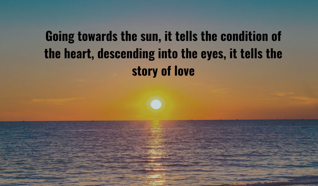 sunset shayari